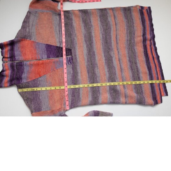 Anthropologie Daily Practice Franconia Half-Zip Sweater Tunic Multicolor Large - Picture 6 of 6